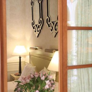 Duplex Kamer met een Queen Size Bed